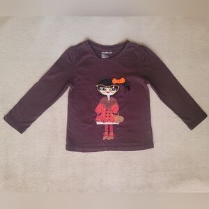 Gap Toddler Girl Brown Long Sleeve Fashion Girl Size 4 Years
